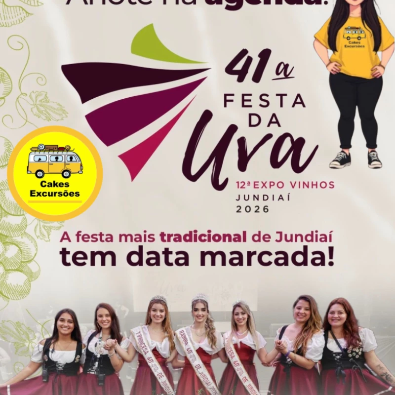 Excursão para a Festa da Uva em Jundiaí