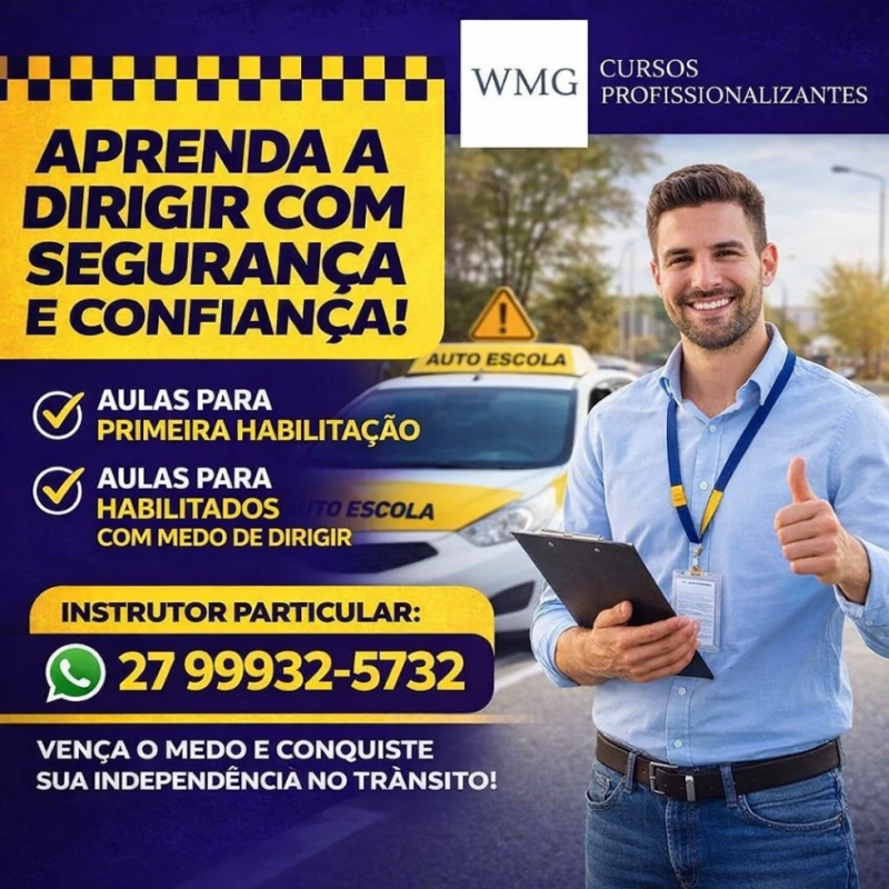 AULAS PRÁTICAS PARA HABILITADOS E PRIMEIRA CNH