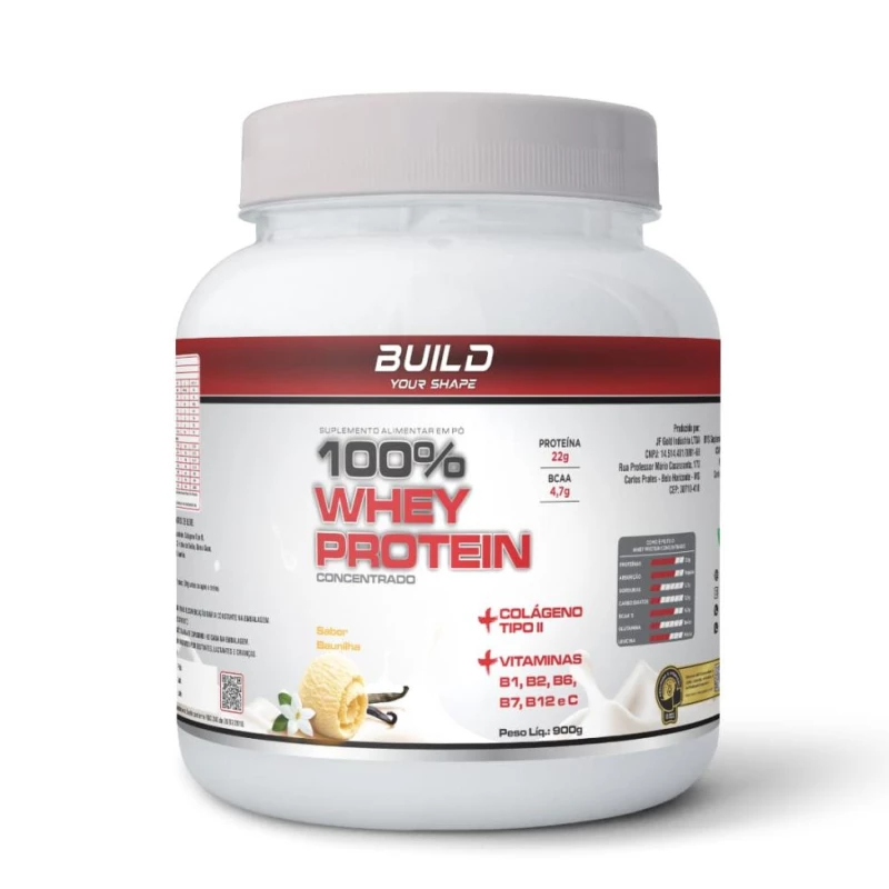 Whey `Protein 100% Concentrado Baunilha