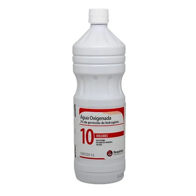 ÁGUA OXIGENADA 10 VOLUMES 3% - RIOQUIMICA
