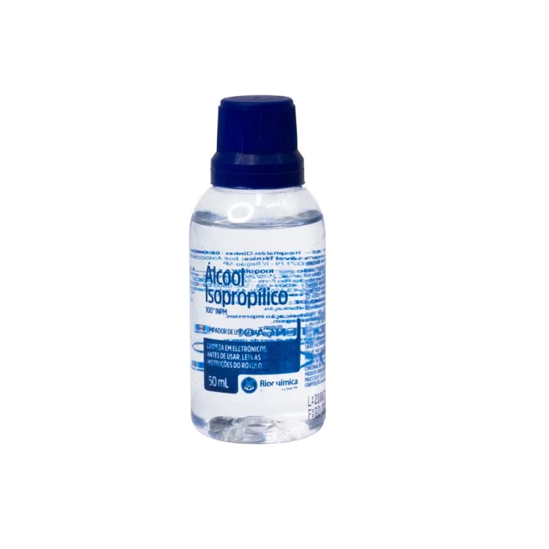 ALCOOL ISOPROPILICO 50ML - RIOQUIMICA