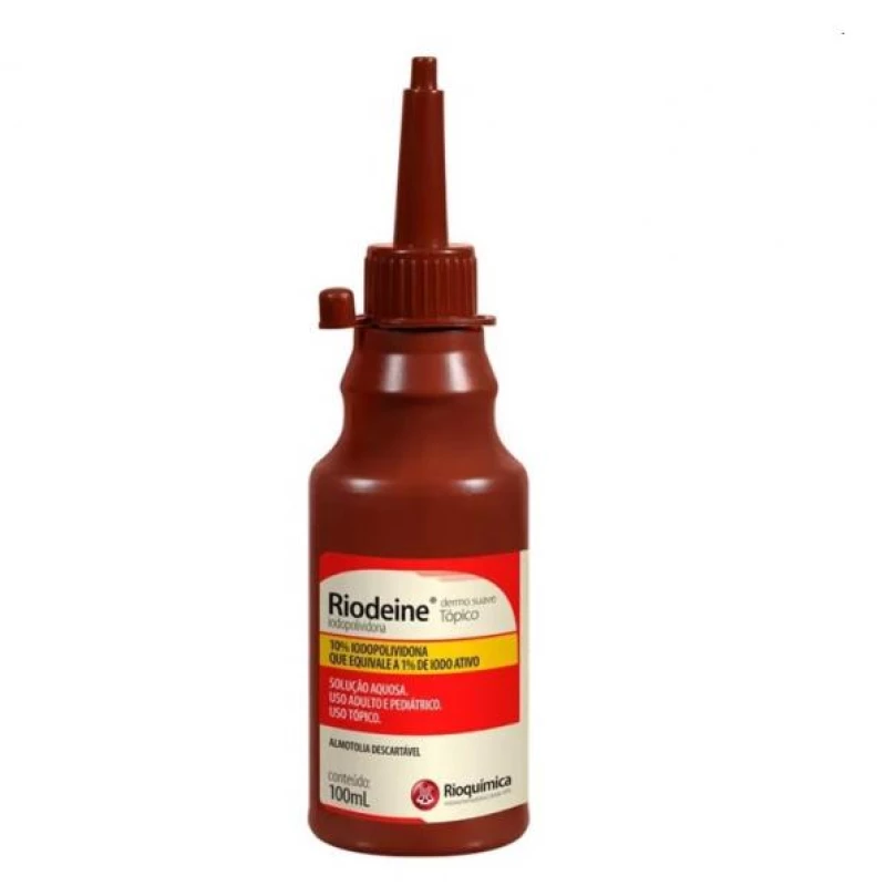 PVPI  TOPICO EM ALMOTOLIA RIODEINE 100 ML - RIOQUIMICA