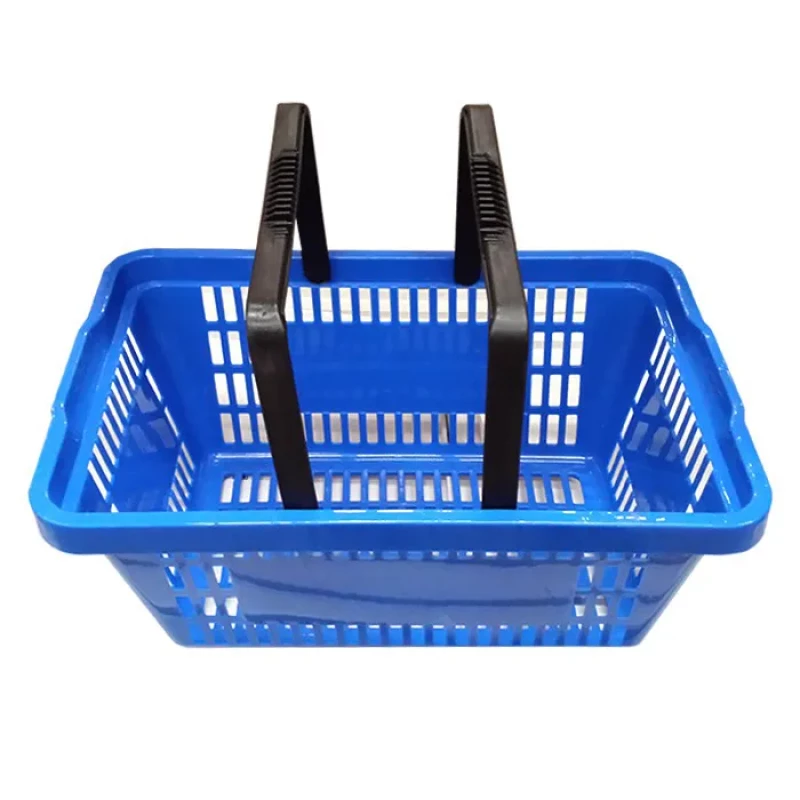 Cesto De Compras Supermercado Plástico 13L.