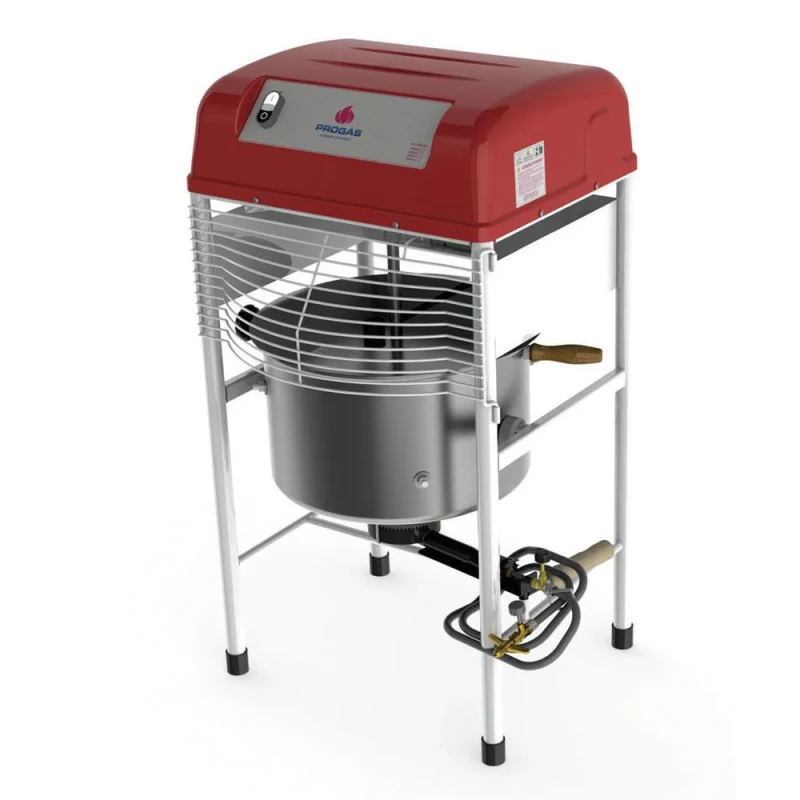 MISTURELA DE MASSAS PROGÁS INOX A GÁS 25 LITROS BIVOLT PRMQI-25 STYLE.