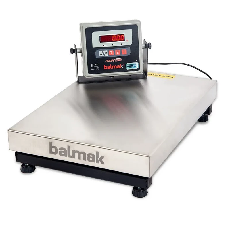 Balança de Plataforma Inox Balmak BK-300I (300Kgx100g).