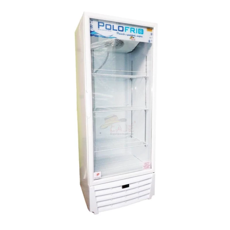 Expositor Vertical Polofrio Visa Cooler 450 Litros.