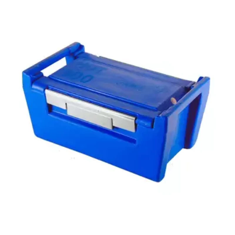 Caixa Térmica Hot Box Horizontal 30 Litros Azul Eco Sinal.