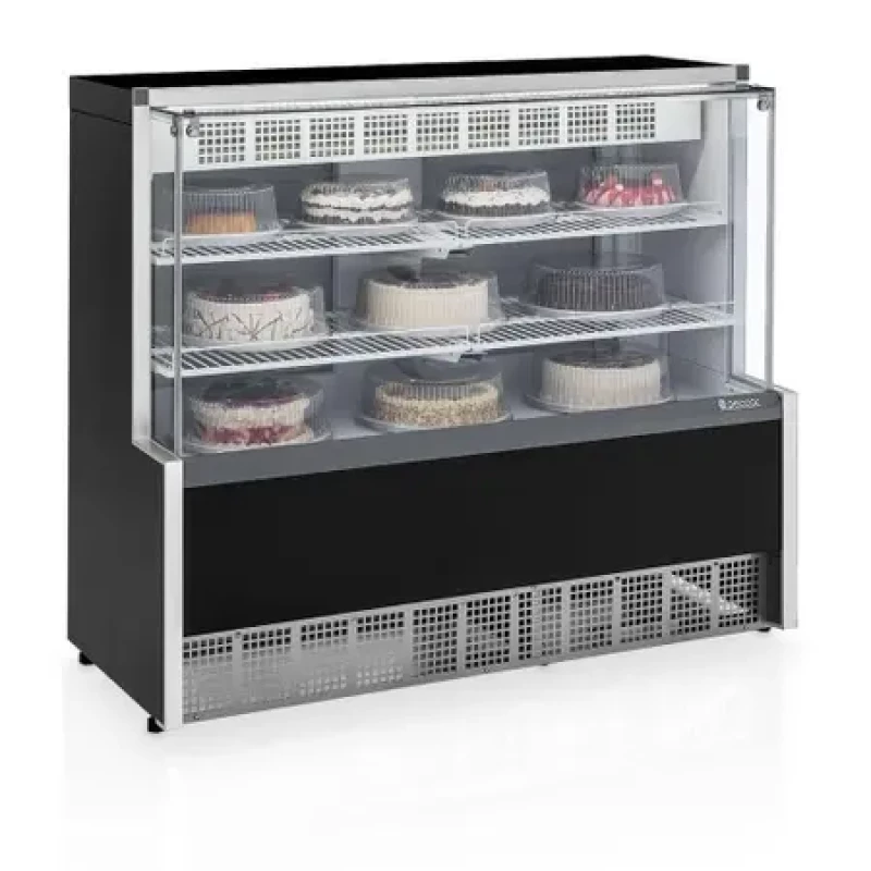 Expositor Balcão Vitrine Refrigerada de Bolos, Tortas e Doces GElopar GPEA 1,40M.