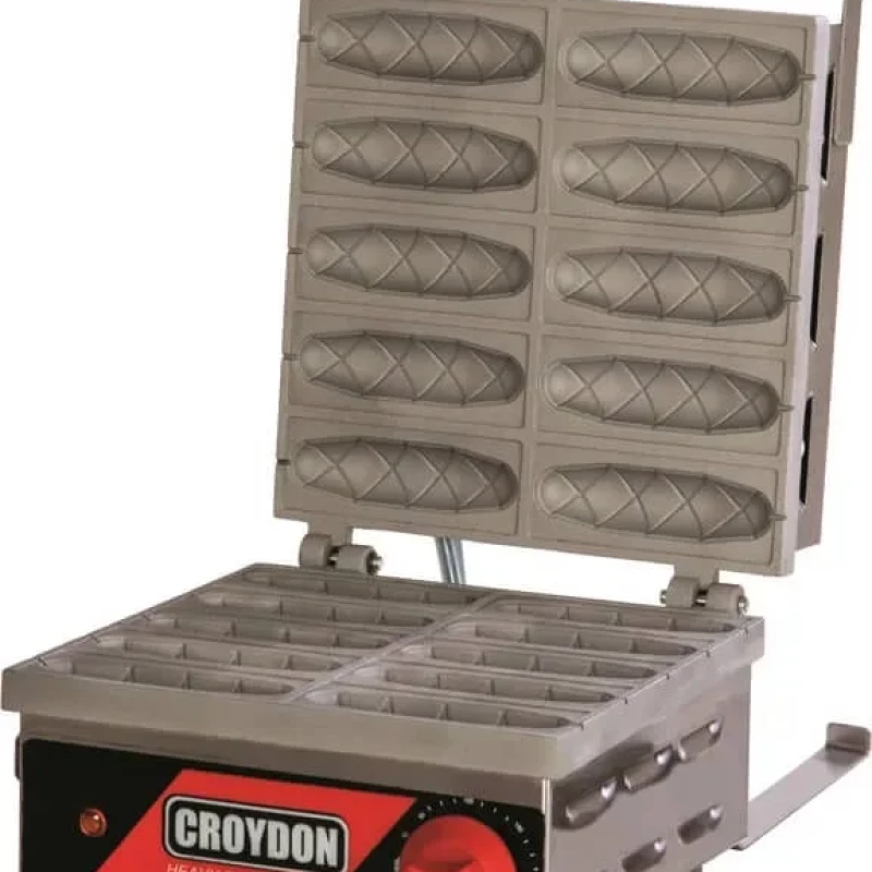 Máquina de Crepe Suiço Crepeira 10 Cavidades CRPP 220v Croydon.