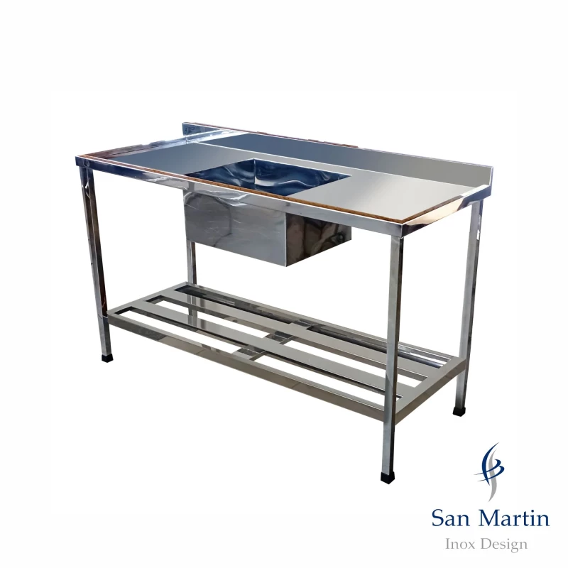Pia Inox Cuba Reta 1800x600mm.