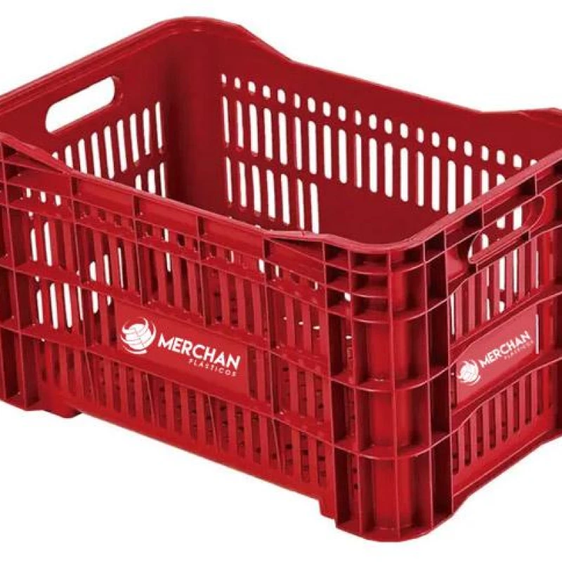 Caixas Plásticas para Supermercado, Nas Cores Branco, Verde, Preto, Vermelho.