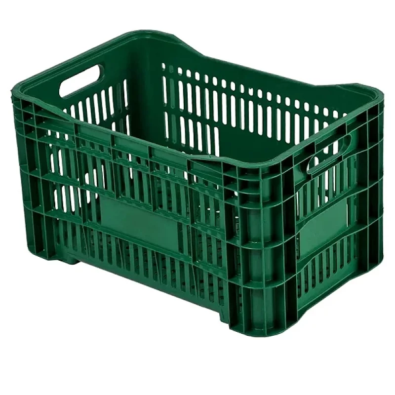 Caixas Plásticas para Supermercado, Nas Cores Branco, Verde, Preto, Vermelho.