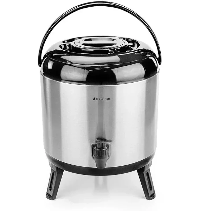 BOTIJÃO TÉRMICO INOX 6L TERMOPRO.