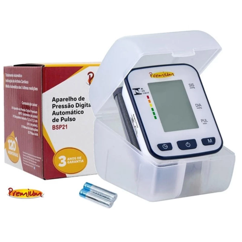 APARELHO DE PRESSAO DIGITAL DE PULSO -PREMIUM