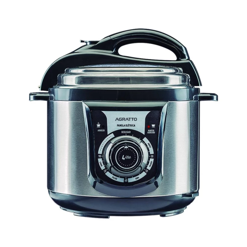 Panela de Pressão 4L Elétrica Painel Elétrico com Timer – Agratto PE.