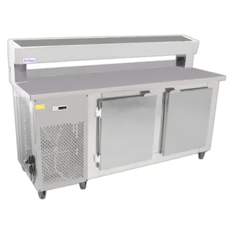 Balcão Refrigerado Condiementadora 190 Cm Total Inox Frilux.