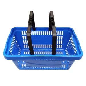 Cesto De Compras Supermercado Plástico 13L.