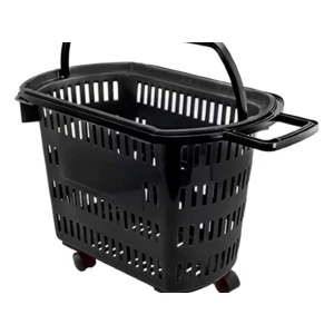Cesta de Compras 2 em 1 S-1200 - 30 L - Alças e Rodinhas.