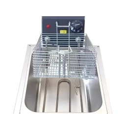 Fritadeira elétrica 6 litros profissional inox
