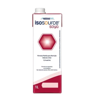 Isosource Soya 1000ml - Nestlé - Sabor Baunilha