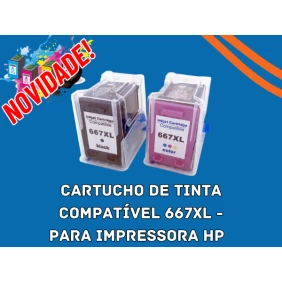 Foto Cartucho Compatível 667XL