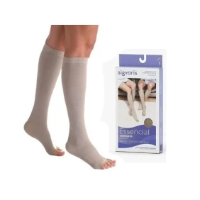 Foto MEIA SIGVARIS 30-40 mmHg 3/4 ALGODÃO SUPER