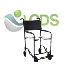 Foto CADEIRA DE BANHO MODELO 201 APOIO P/PES FIXO 85KG PRETA - CDS