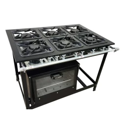 Foto FOGÃO 6 BOCAS CEFAZ COM FORNO LINHA GOLD BAIXA PRESSÃO CFZG-135