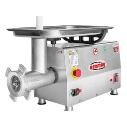 Foto Moedor de Carne Boca 22 com Bocal de Inox 304 BM89NR PF Bermar