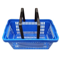 Foto Cesto De Compras Supermercado Plástico 13L