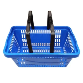 Foto Cesto De Compras Supermercado Plástico 13L