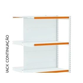 Foto Gondola Rack Modulo Continuação 1,96 x 92 x 60 C/ 4 Bandejas Amapá