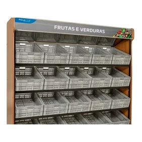 Foto Vasca Hortifruti Espelhada Lateral 1,30m 09 Caixas Polo Frio