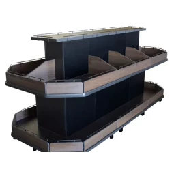 Foto BANCA VASCA EXPOSITOR HORTIFRUTI PARA SUPERMERCADO COMPLETA