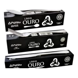 Foto Talheres Inox Linha Ouro Restaurante Bar Buffet 