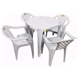 Foto  Mesa com 4 Cadeiras Tramontina