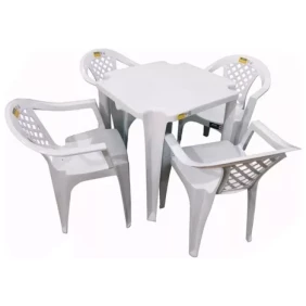Foto  Mesa com 4 Cadeiras Tramontina