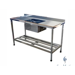 Foto Pia Inox Cuba Reta 1800x600mm