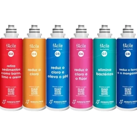 Foto LINHA COMPLETA DE REFIL FACILE - HIDROFILTROS 