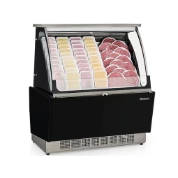 Foto Vitrine Refrigerada Auto Atendimento Filetado Linha Elegance Super GSRA 110F PR - Gelopar