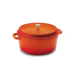 Foto  Caçarola Hercules Revestimento Ceramico Indução Laranja