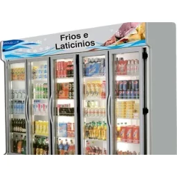 Foto Expositor Auto Serviço Frios e Laticínios 5 Portas Polo Frio