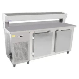 Foto Balcão Refrigerado Condiementadora 190 Cm Total Inox Frilux