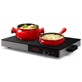 Foto Mesa Térmica Elétrica Saro Rechaud Vidro Temperado | 220V