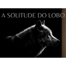 Foto A solitude do lobo
