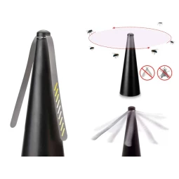 Foto Espanta Moscas de Mesa Ventilador Repelente 25cm