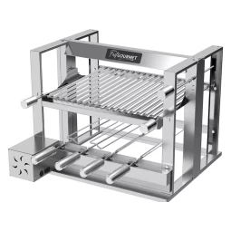 Foto Churrasqueira Elevatória com Kit Giratório