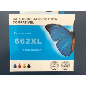 Foto Cartucho Compatível HP 662XL - Preto