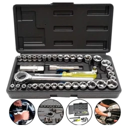 Foto CONJUNTO DE CHAVES CATRACA 40 PEÇAS MB TOOLS 