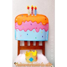 Foto Capa para cadeira do aniversariante 